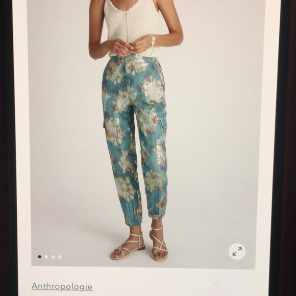 Anthropologie Pants - Anthropologie Jacquard Utility Joggers size XL